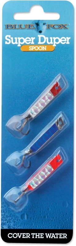 Blue Fox Super Duper 3-Piece Spoon Lure Kit -Danshui Fishing Shop 13071038382135