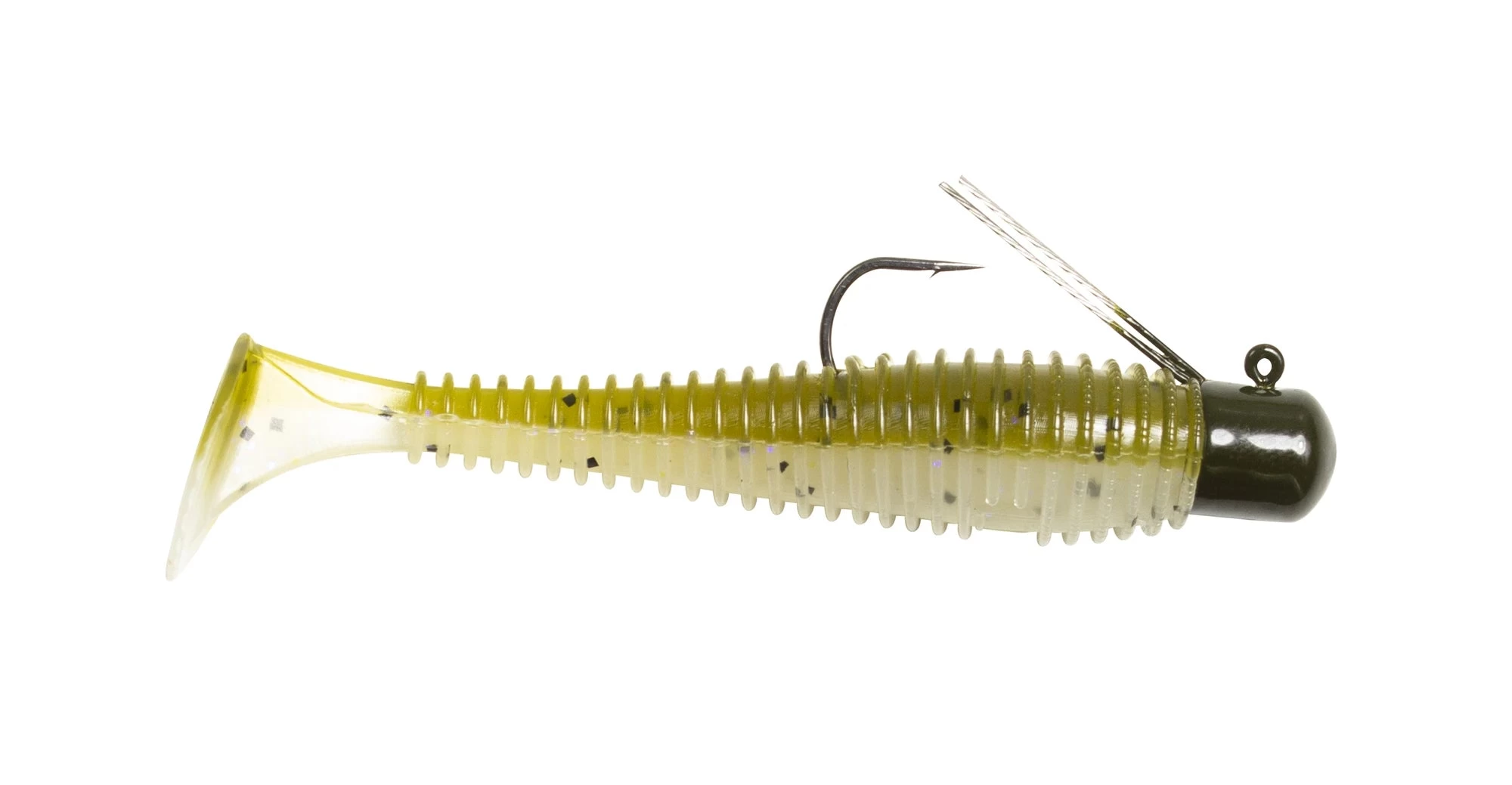 Lunkerhunt Pre-Rigged Finesse Swimbait 3 Inch Paddle Tail Swimbait 6 Lunkerhunt Pre-Rigged Finesse Swimbait 3 Inch Paddle Tail Swimbait - Image 4
