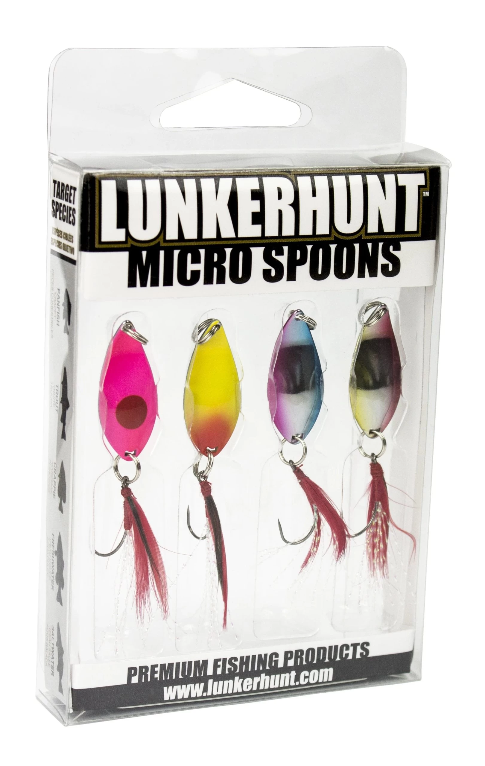 Lunkerhunt Micro Spoon 4-Piece Multi Pack 4 Lunkerhunt Micro Spoon 4-Piece Multi Pack - Image 2