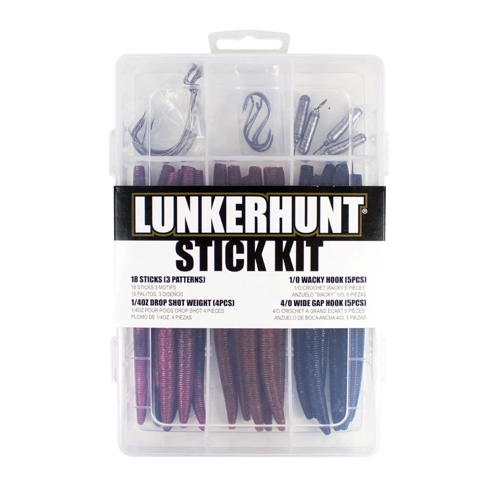 Lunkerhunt Assorted Drop Shot 34-Piece Stickbait Kit 3 Lunkerhunt Assorted Drop Shot 34-Piece Stickbait Kit