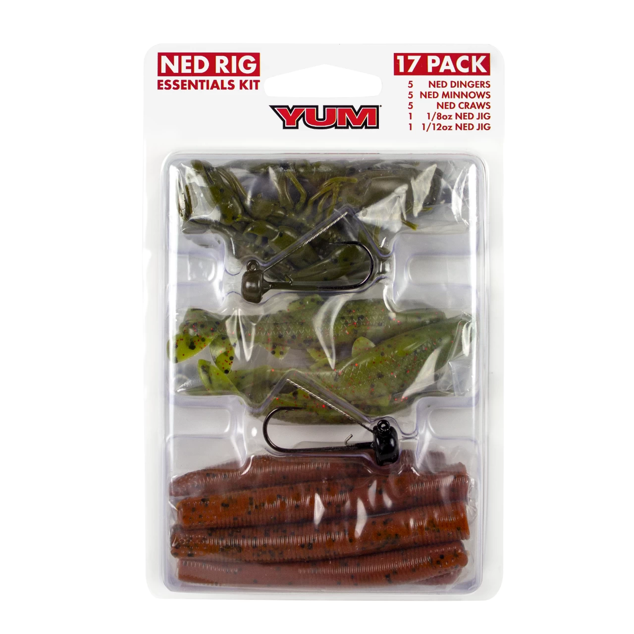 YUM Ned Rig Essentials 17-Piece Kit 3 YUM Ned Rig Essentials 17-Piece Kit