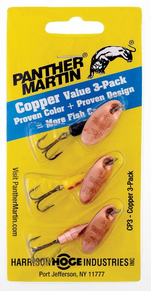 Panther Martin Copper 3 Pack Spinner Kit 3 Panther Martin Copper 3 Pack Spinner Kit