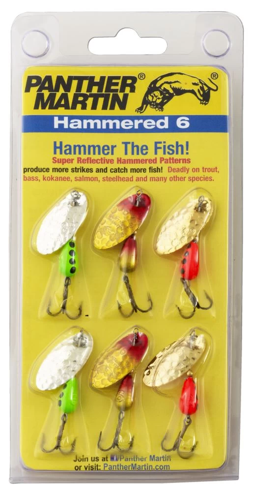 Panther Martin Hammered 6 Pack Spinner Kit 3 Panther Martin Hammered 6 Pack Spinner Kit