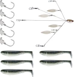YUM Scottsboro Kit YUMbrella Flash Mob Jr. 3 Inch Swimbait Kit