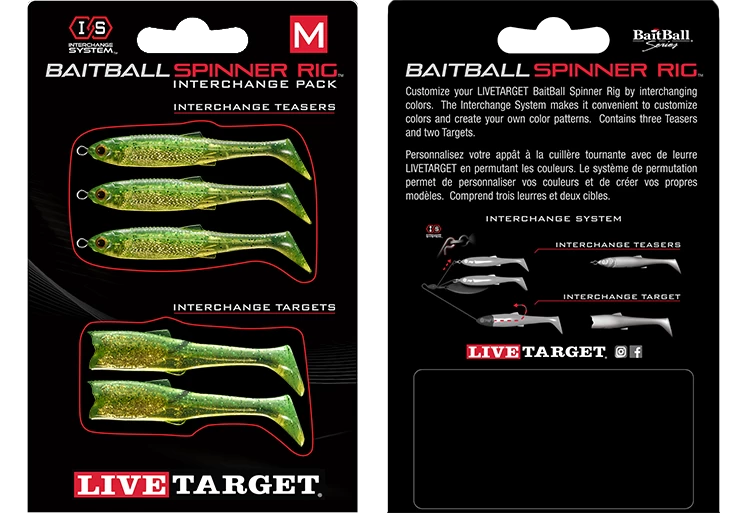 LIVETARGET BaitBall SR Interchange Pack Umbrella Rig Parts 15 LIVETARGET BaitBall SR Interchange Pack Umbrella Rig Parts - Image 13