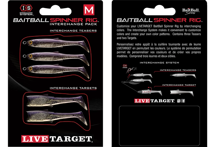 LIVETARGET BaitBall SR Interchange Pack Umbrella Rig Parts 22 LIVETARGET BaitBall SR Interchange Pack Umbrella Rig Parts - Image 20