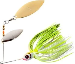 Booyah Double Willow Blade Spinnerbait 25 Booyah Double Willow Blade Spinnerbait -Danshui Fishing Shop BYBW38646 chartwhiteshad