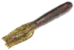 Strike King Coffee Tubes 4 1/2 Inch Flip-N-Tube 6 Pack -Danshui Fishing Shop CT4.5 18 CoffeeTube WatermelonRedFlake GlamRight