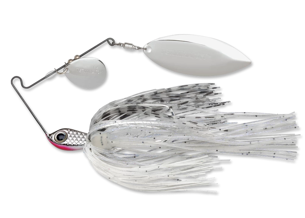 Terminator Stainless Pulse Skirt Spinnerbait Colorado Willow 1/2 Oz. 3 Terminator Stainless Pulse Skirt Spinnerbait Colorado Willow 1/2 Oz.