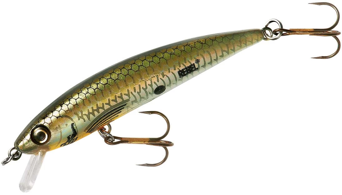 Rebel TD47 Tracdown Ghost Minnow 2 1/2 Inch Barbless Hard Minnow 7 Rebel TD47 Tracdown Ghost Minnow 2 1/2 Inch Barbless Hard Minnow - Image 5