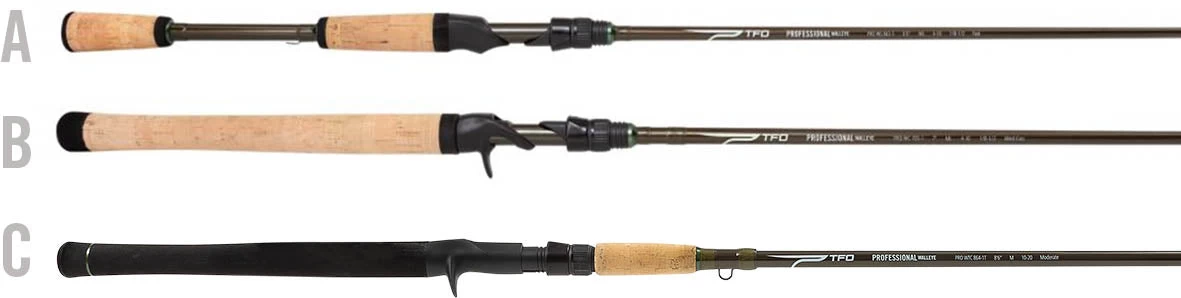Temple Fork Outfitters Professional Walleye Casting Rods 5 Temple Fork Outfitters Professional Walleye Casting Rods - Image 3