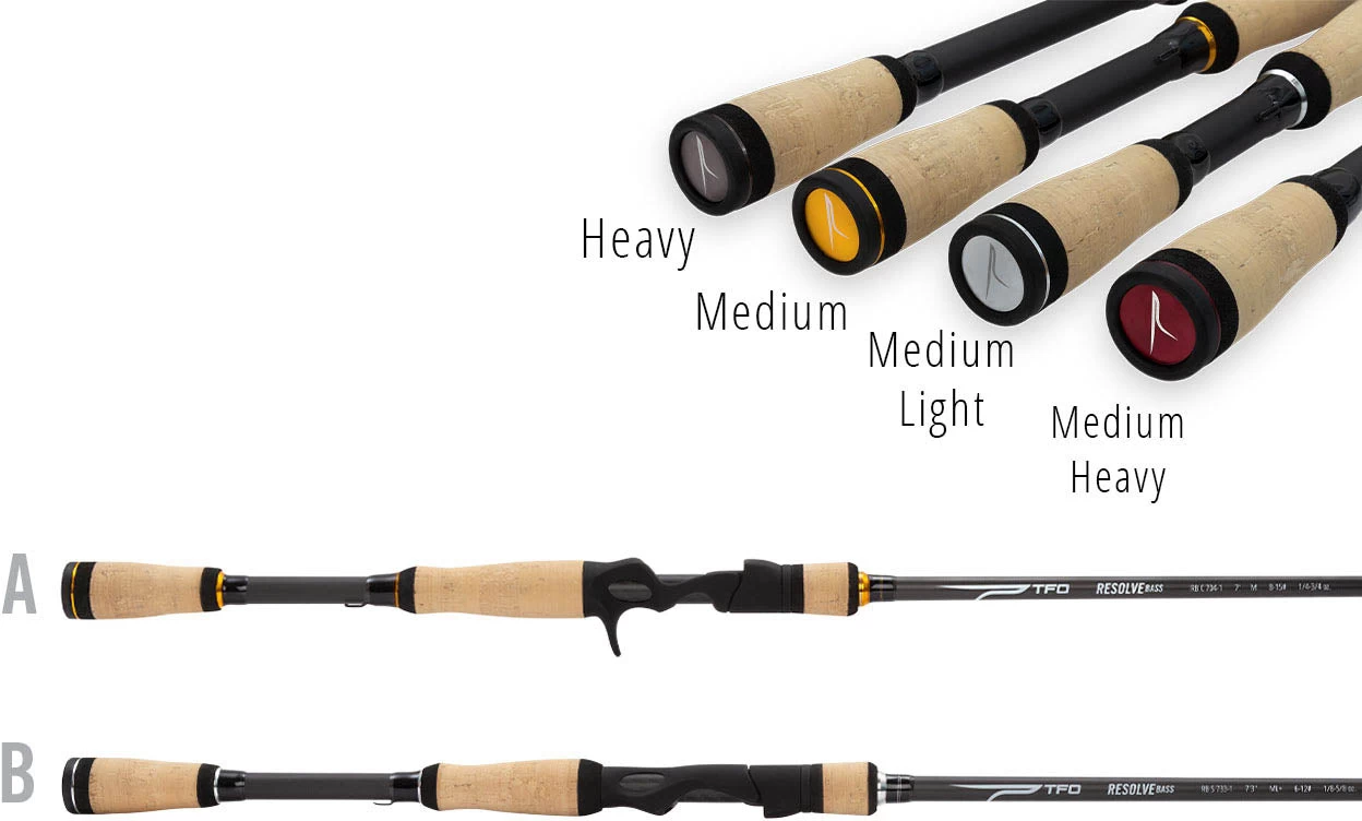Temple Fork Outfitters Resolve Bass Baitcasting Rods 14 Temple Fork Outfitters Resolve Bass Baitcasting Rods - Image 12